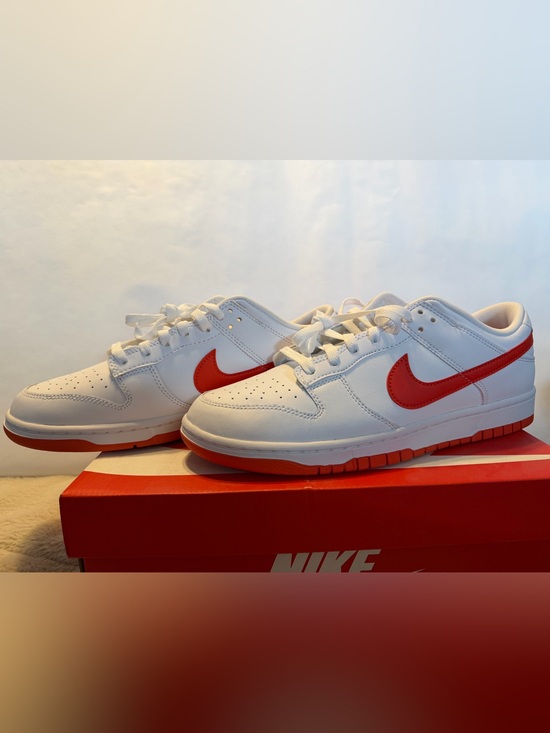 Nike Other - Nike Dunk Low Retro White with Orange Swoosh
